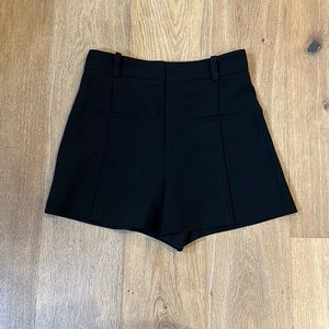 Zara Black Dress Shorts